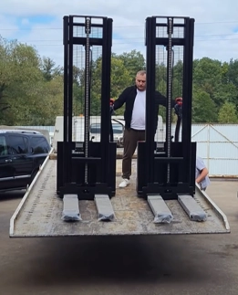 Тест-драйв складской техники на нашем складе в Ногинске